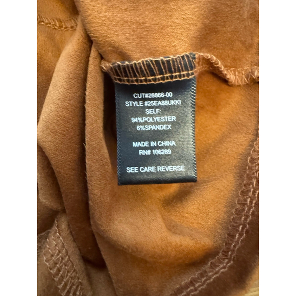 Trixxi Faux Suede Fringe Mini Dress Medium Western Boho Festival Cowgirl Brown - Picture 6 of 10